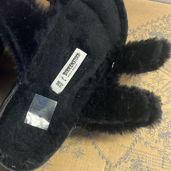 Birkenstock Arizona Shearling Suede Leather Size 7 NWT - Picture 12 of 13